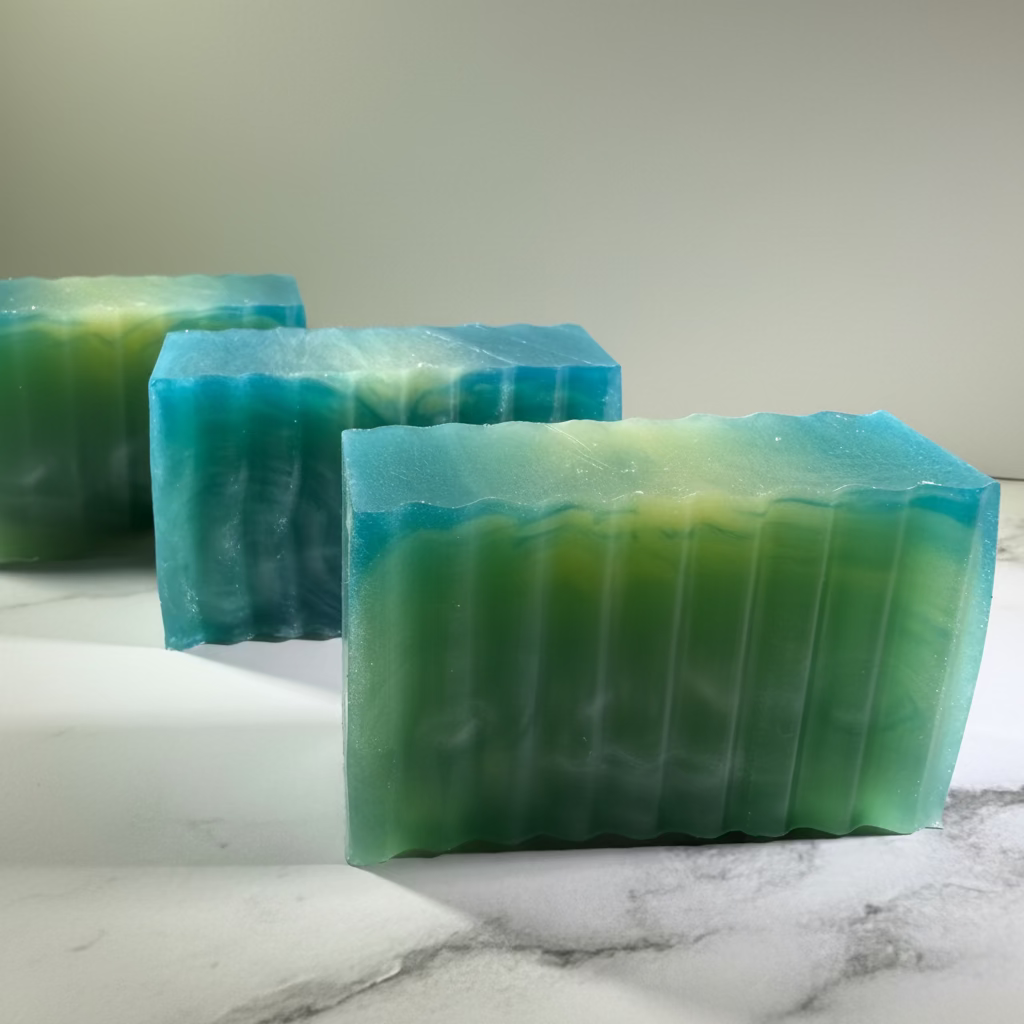Argan & Shea Butter Shampoo Shave Soap Bar in Sea Spice