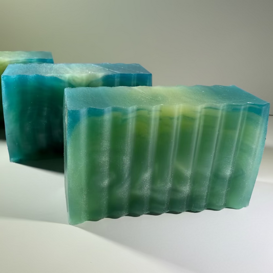 Argan & Shea Butter Shampoo Shave Soap Bar in Sea Spice