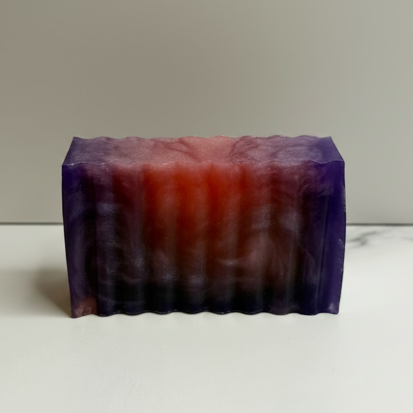Argan & Shea Butter Shampoo Shave Soap Bar in Sakura type