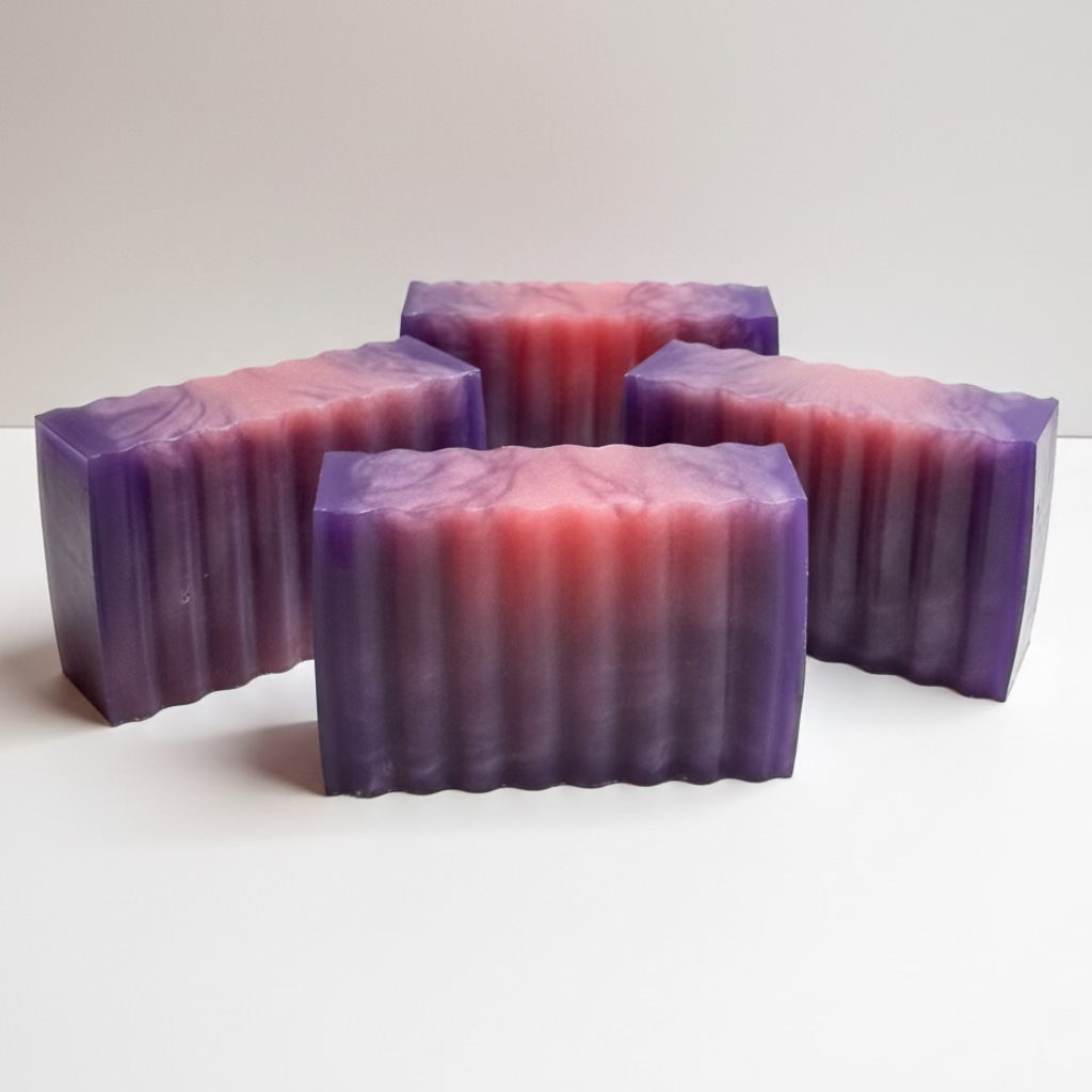 Argan & Shea Butter Shampoo Shave Soap Bar in Sakura type