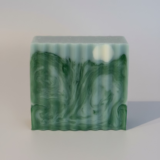 Argan & Shea Butter Shampoo Shave Soap Bar in Sea Salt & Driftwood