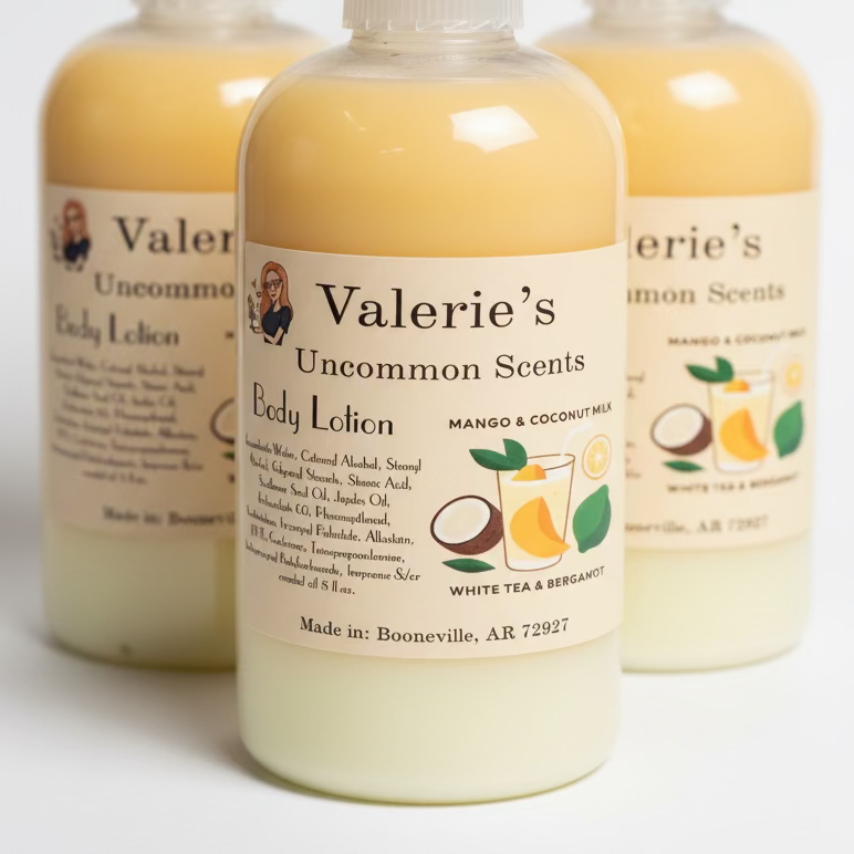Body Lotion Mixed Blend! Mango & Coconut Milk/Bergamot & White Tea