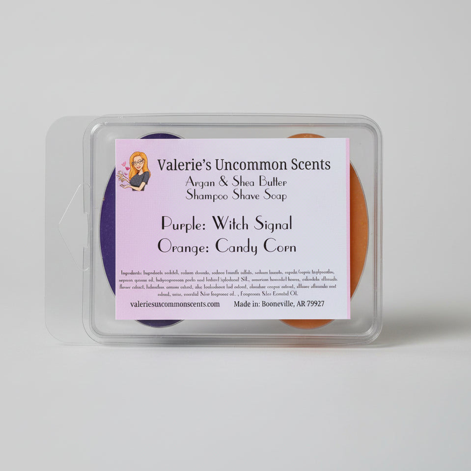 HALLOWEEN DUO!!! Argan & Shea Butter Shampoo Shave Body Soap Bar