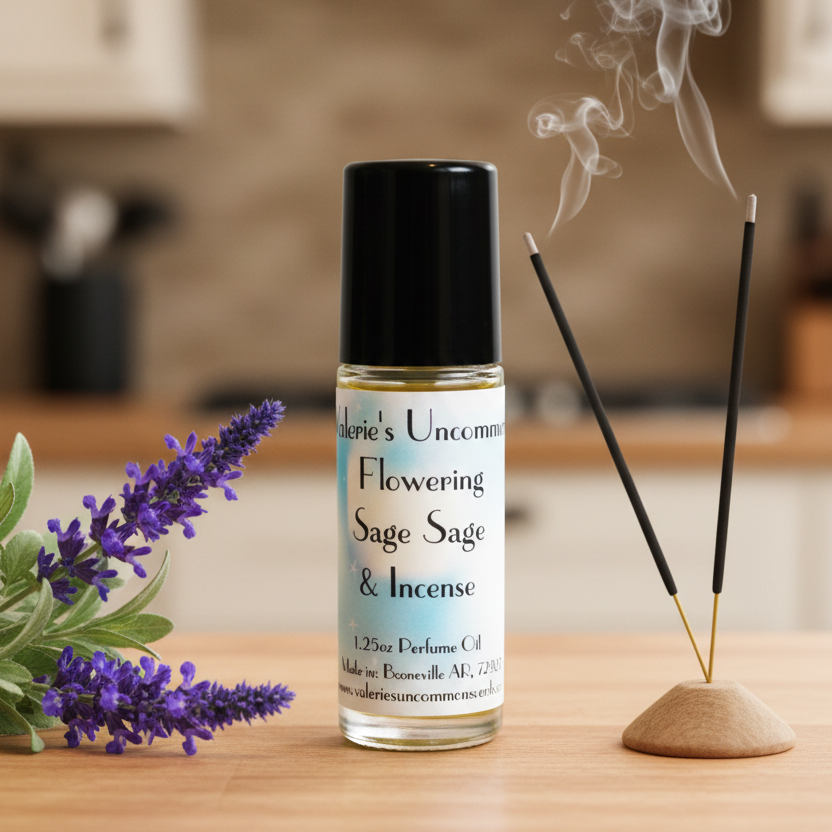 Flowering Sage & Incense Perfume Oil 1.25oz